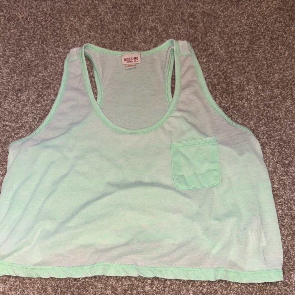Mossimo Supply Co. Light Green Tank Top